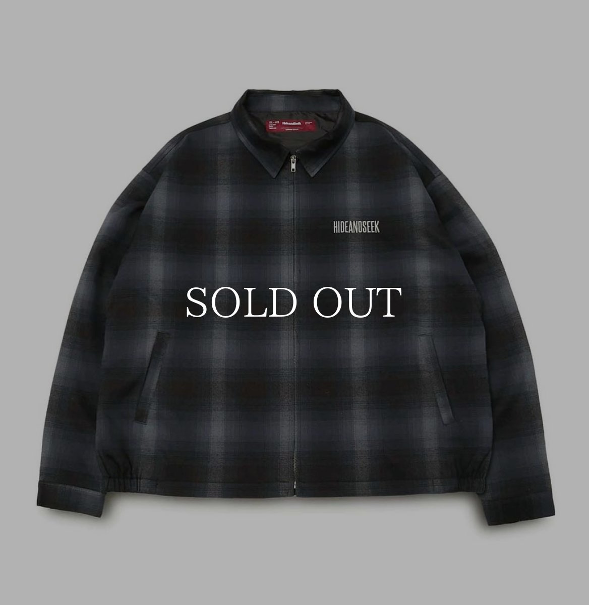 画像1: HideandSeek  Check Harrington Jacket (1)