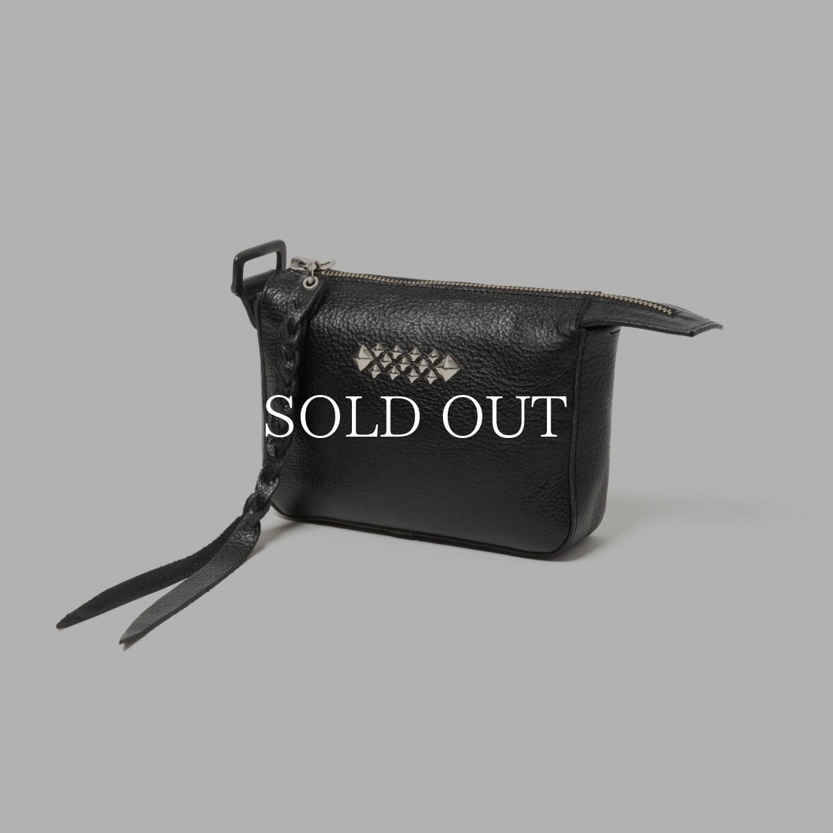 画像1: CALEE  STUDS LEATHER MULTI POUCH (1)