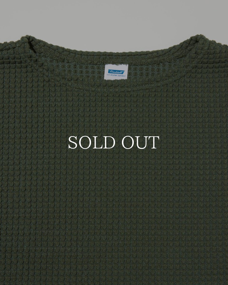 画像11: RADIALL  BIG WAFFLE - BOAT NECK T-SHIRT L/S (11)