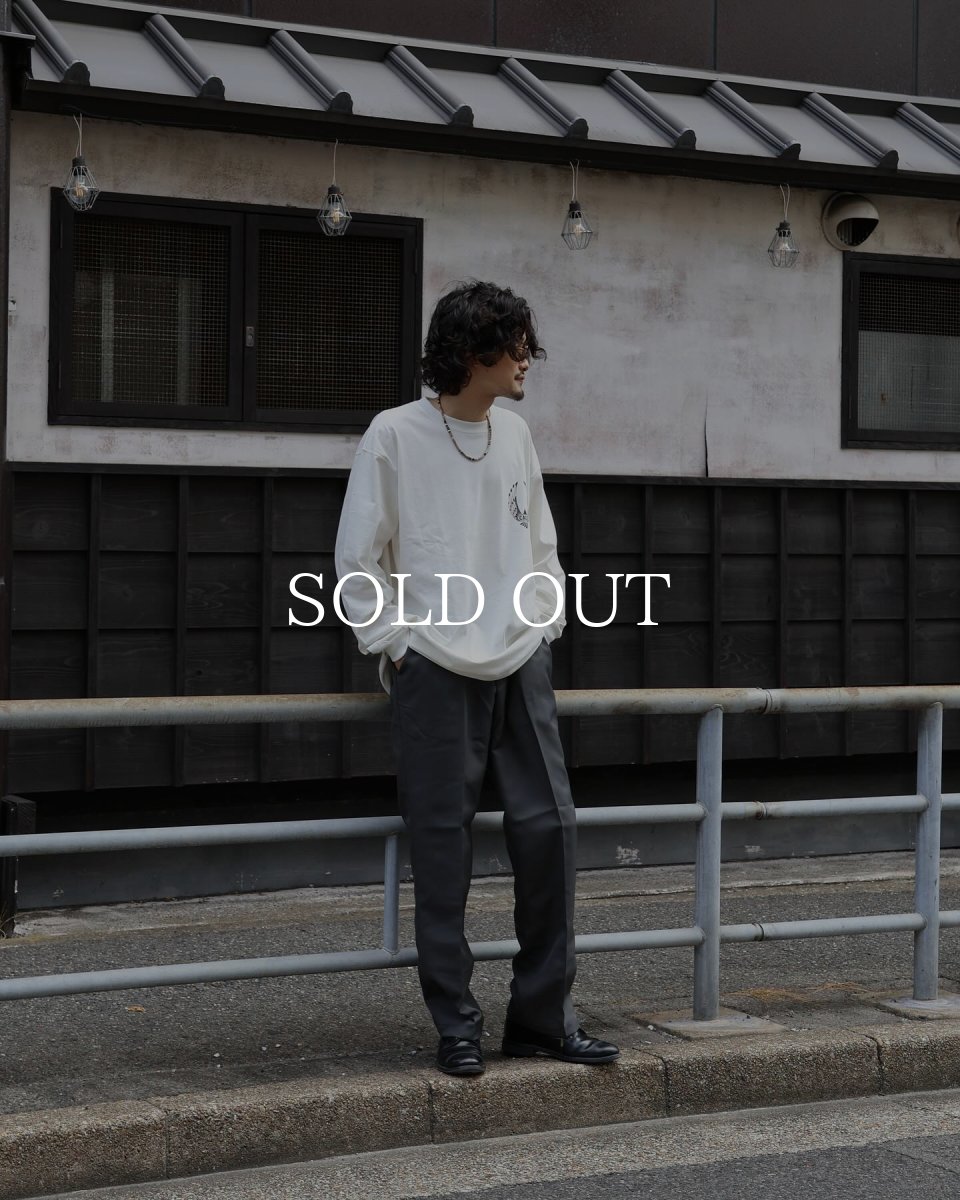 画像11: CALEE  VINTAGE TYPE WING LOGO L/S TEE ＜NATURALLY PAINT DESIGN＞ (11)