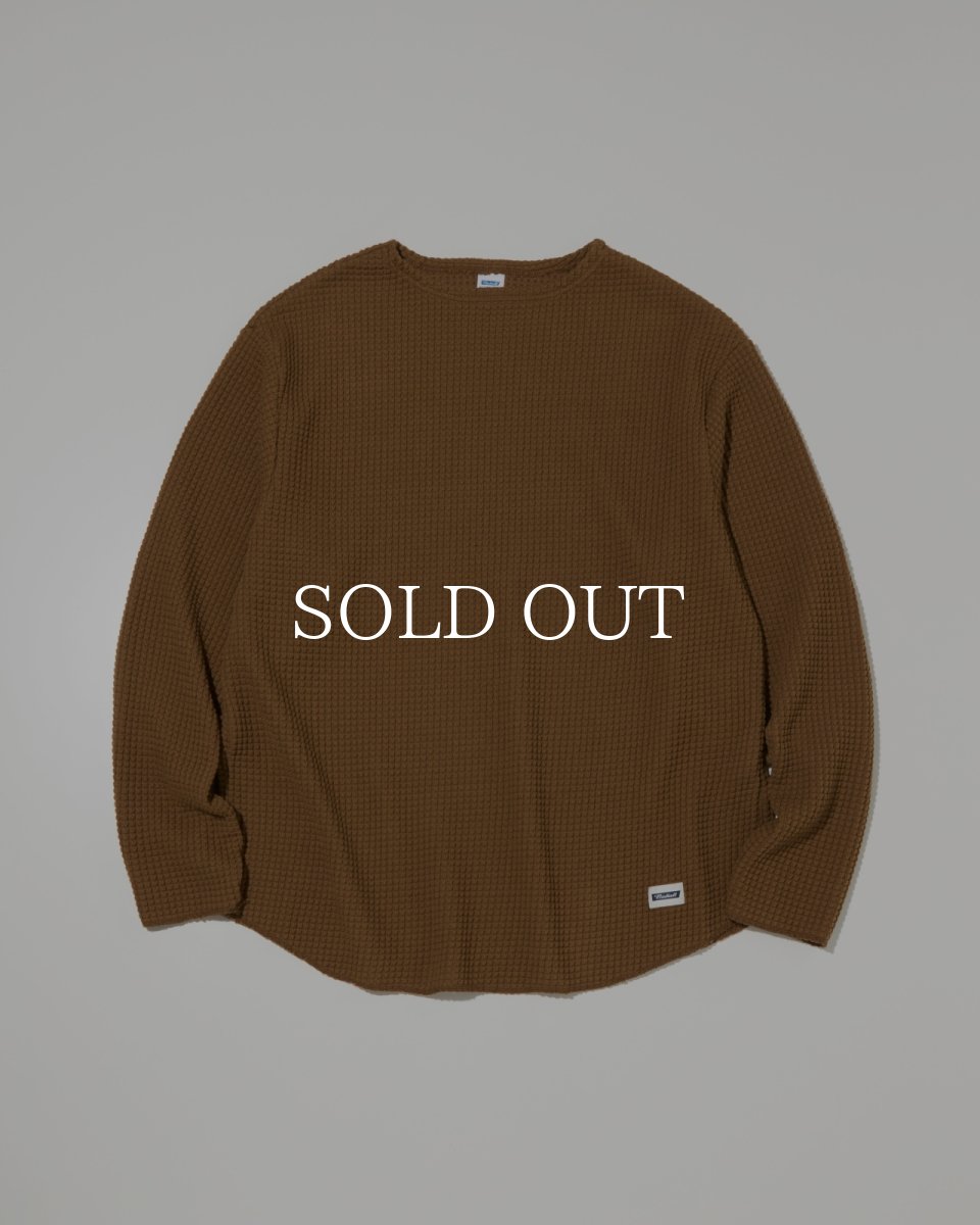 画像5: RADIALL  BIG WAFFLE - BOAT NECK T-SHIRT L/S (5)