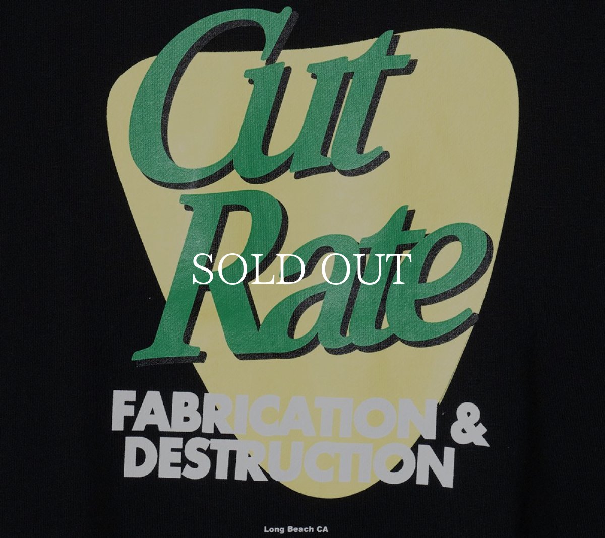 画像3: CUTRATE  CUTRATE F&D LOGO CREW NECK SW (3)