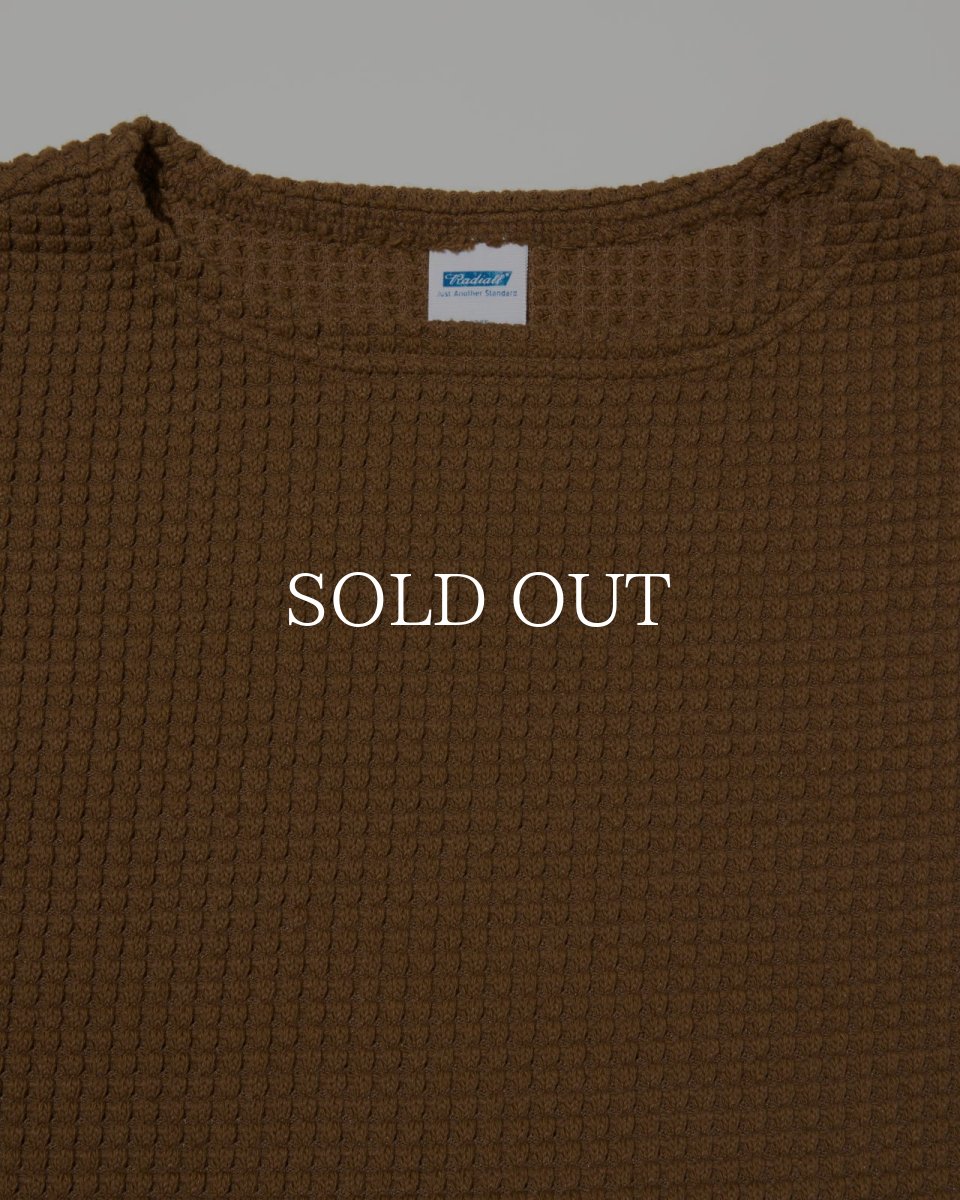 画像7: RADIALL  BIG WAFFLE - BOAT NECK T-SHIRT L/S (7)