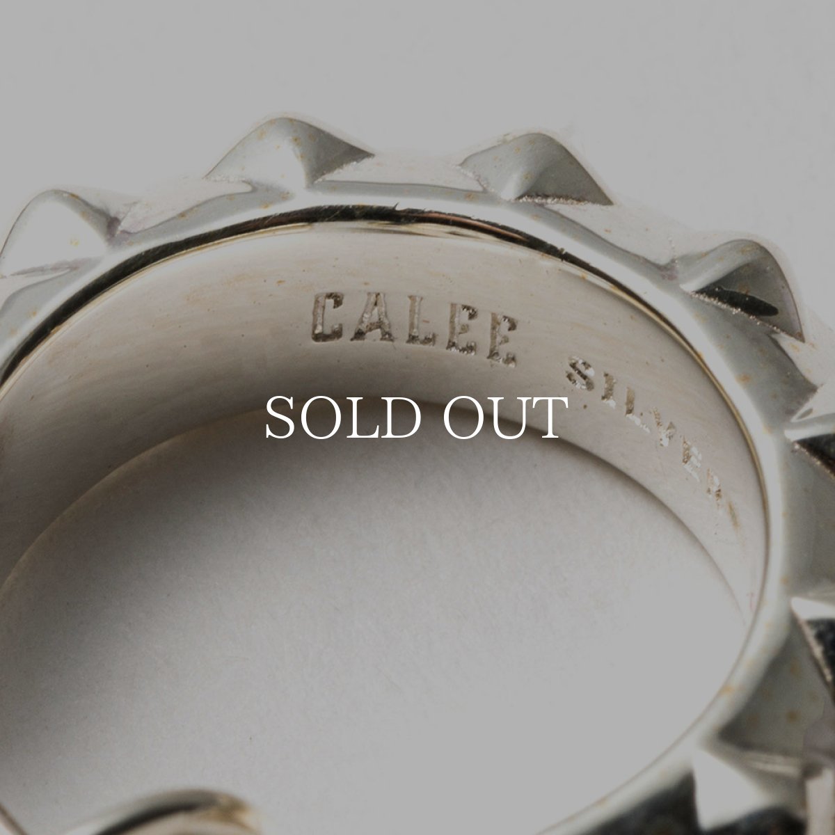 画像3: CALEE  STUDS ROLL SILVER PIERCE ＜LARGE＞ (3)