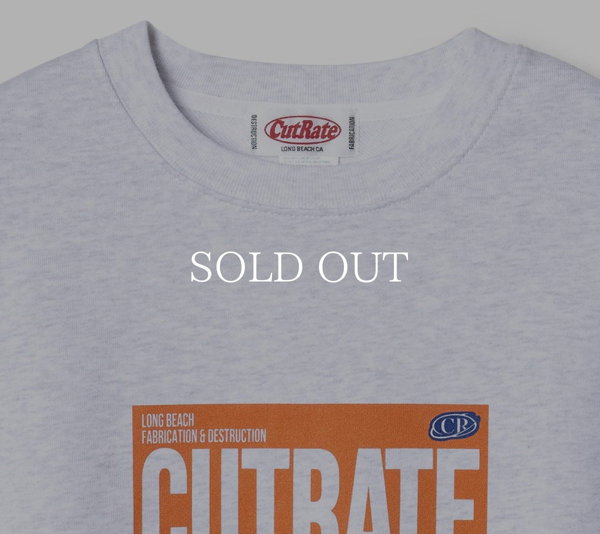 画像2: CUTRATE  CUTRATE BOX LOGO CREW NECK SW (2)