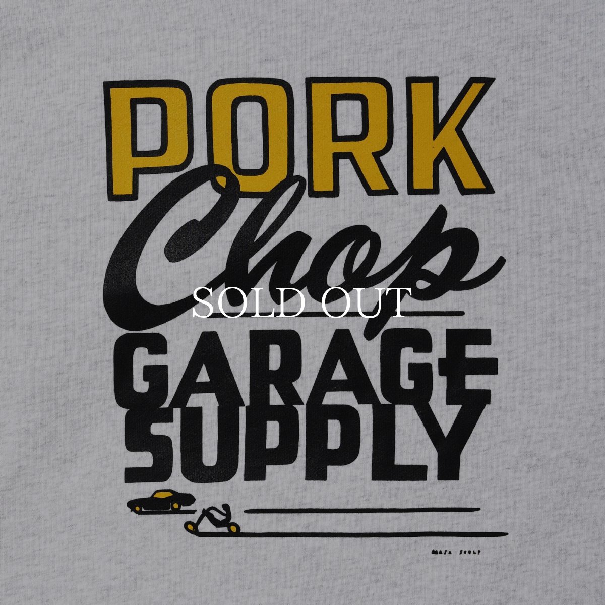 画像2: PORKCHOP GARAGE SUPPLY  MASA SCULP SWEAT B (2)