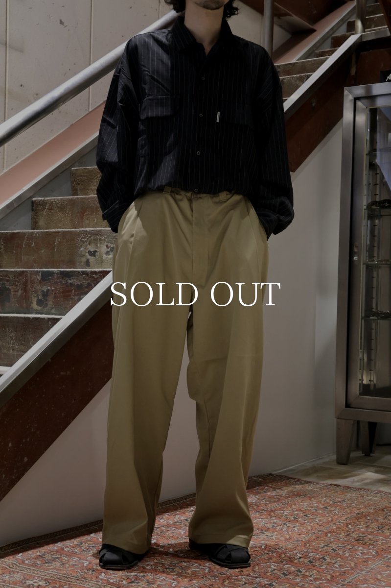 画像5: COOTIE   Nylon Chino Cloth 1 Tuck Trousers (5)