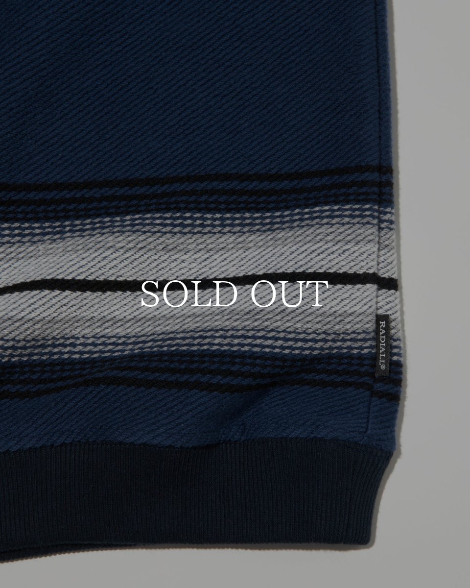 画像8: RADIALL  4 LINKS - HALF ZIP POLO SHIRT L/S (8)