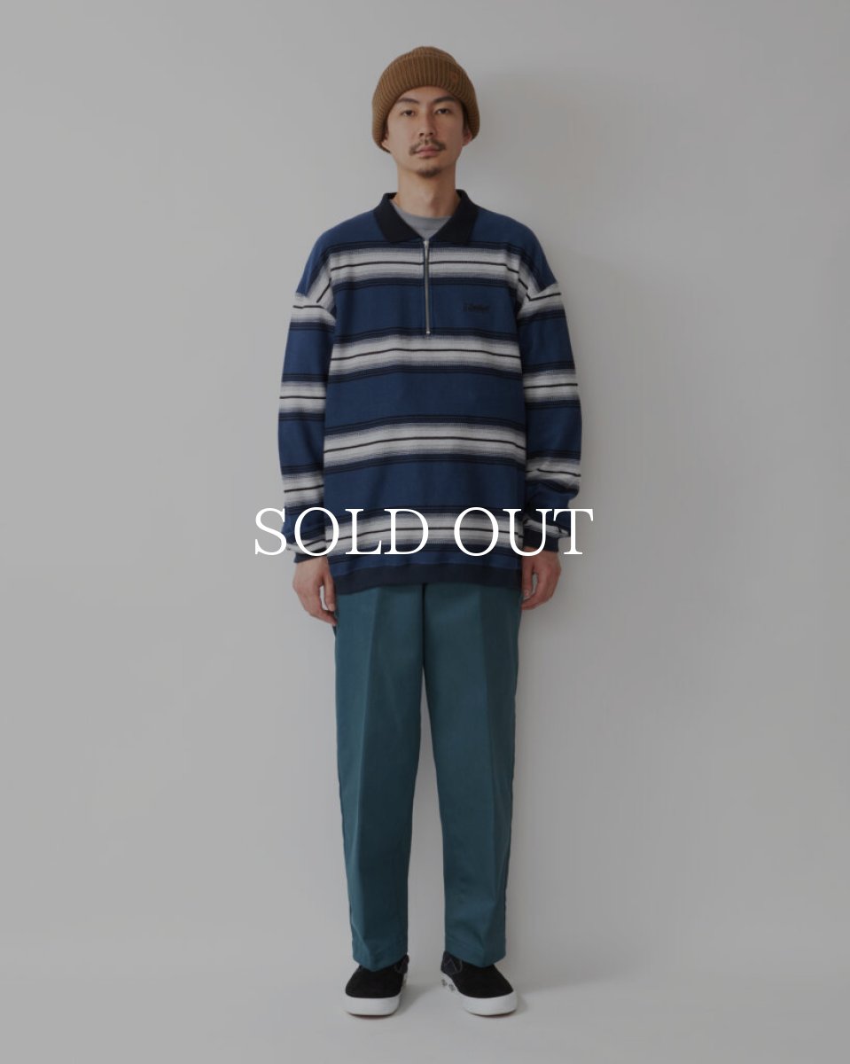 画像9: RADIALL  4 LINKS - HALF ZIP POLO SHIRT L/S (9)