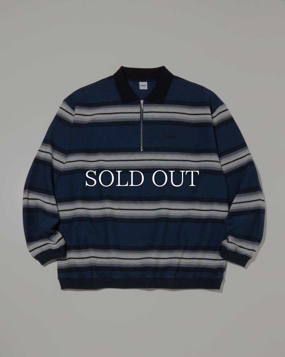 画像5: RADIALL  4 LINKS - HALF ZIP POLO SHIRT L/S (5)