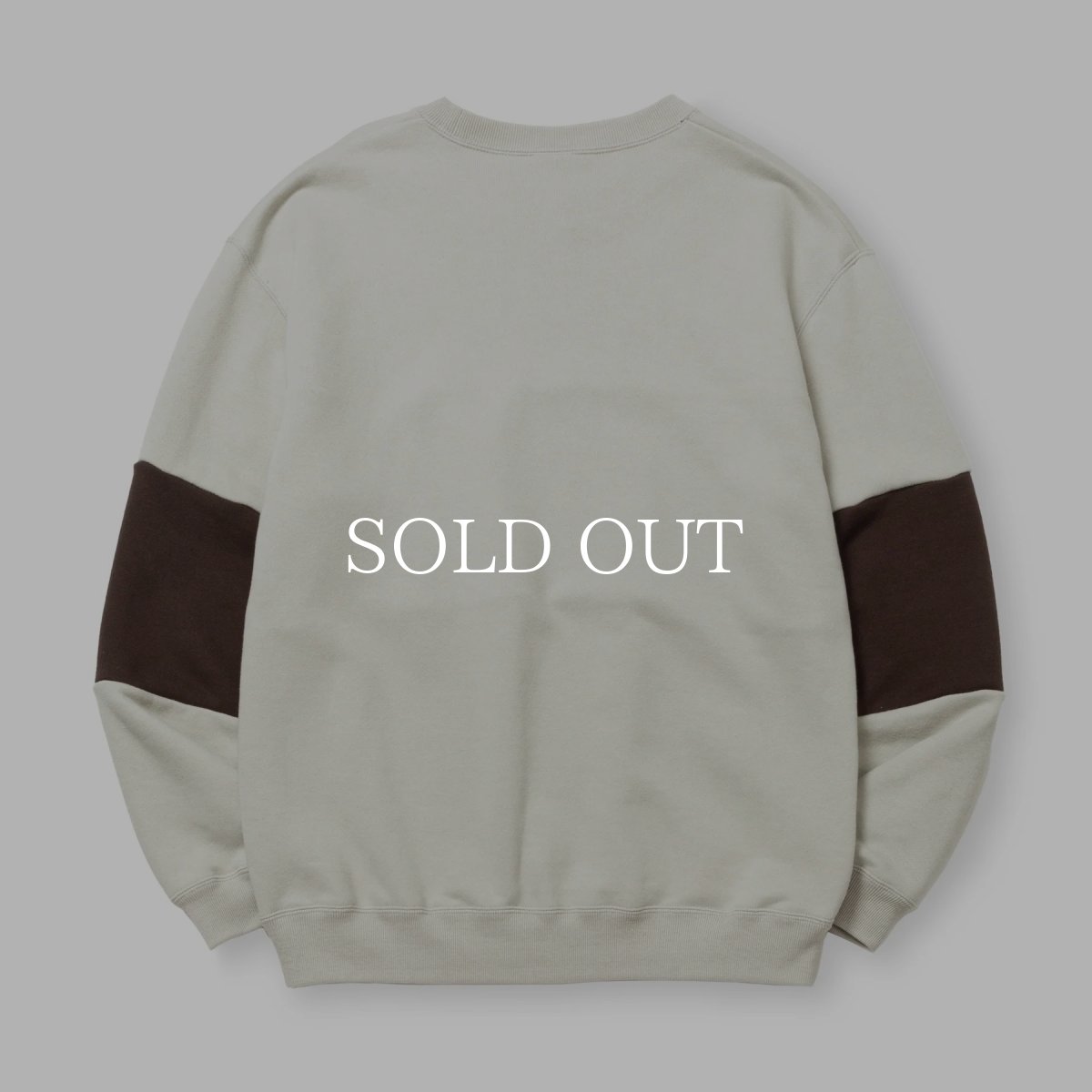 画像3: CALEE  BICOLOR CREW NECK SW (3)