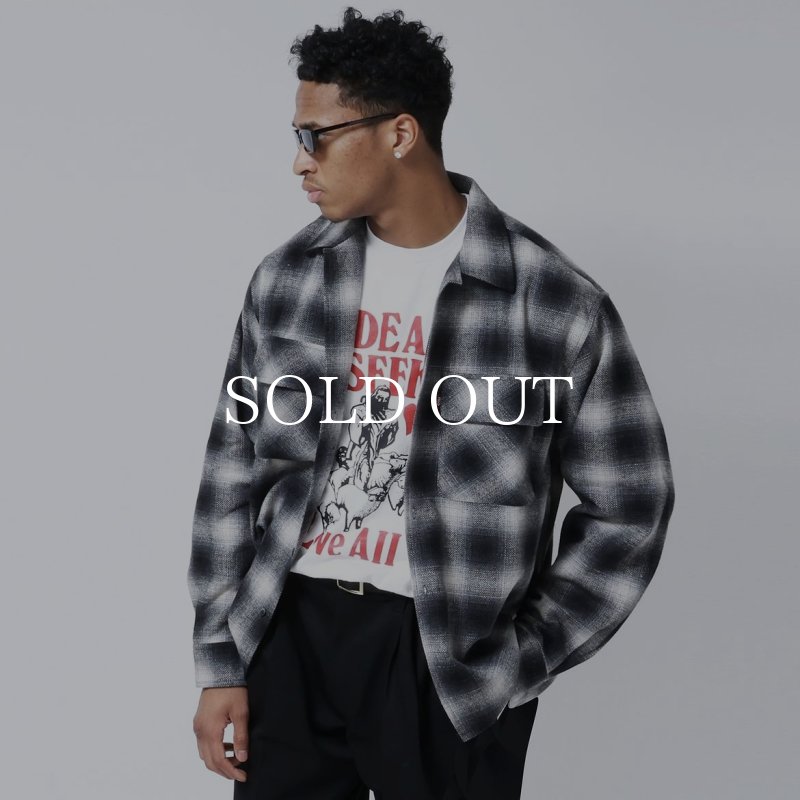 再入荷】HideandSeek Wool Ombre Check L/S Shirt HS-100424 公式通販