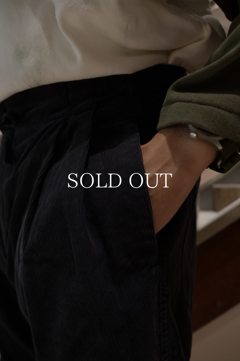 画像2: nonnative  VOYAGER EASY PANTS COTTON CORD SULFUR DYE (2)