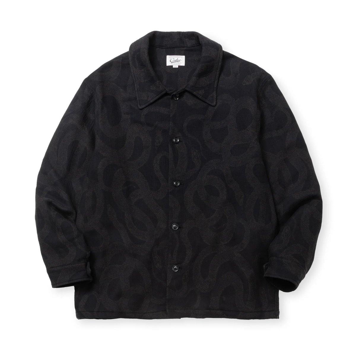 画像1: CALEE  JACQUARD SHIRT JACKET   (1)