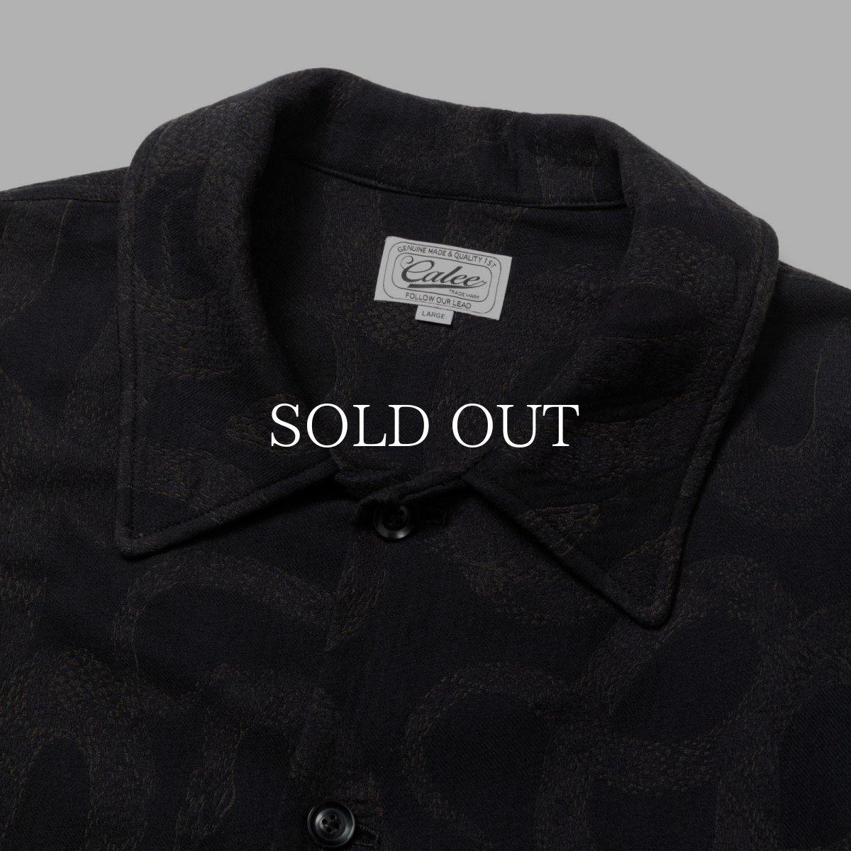 画像3: CALEE  JACQUARD SHIRT JACKET   (3)