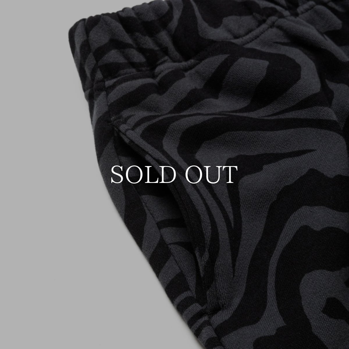 画像4: CALEE  ZEBRA PATTERN SWEAT RELAX PANTS (4)