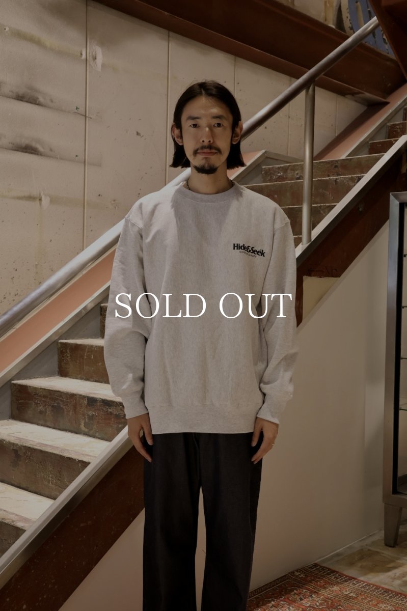 画像5: HideandSeek  Logo Sweat Shirt (5)