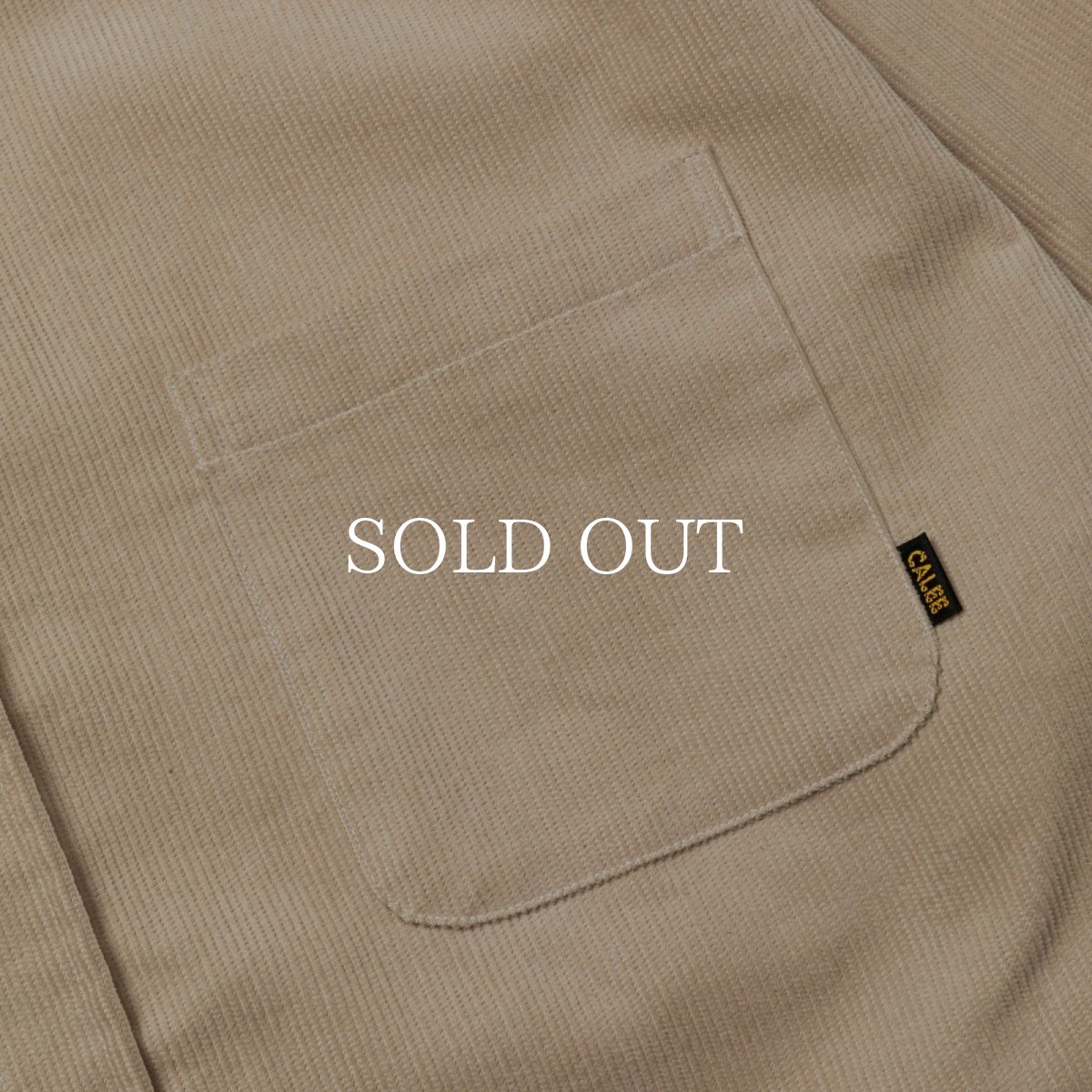 画像6: CALEE  ANTIQUE CORDUROY OVER SH (6)