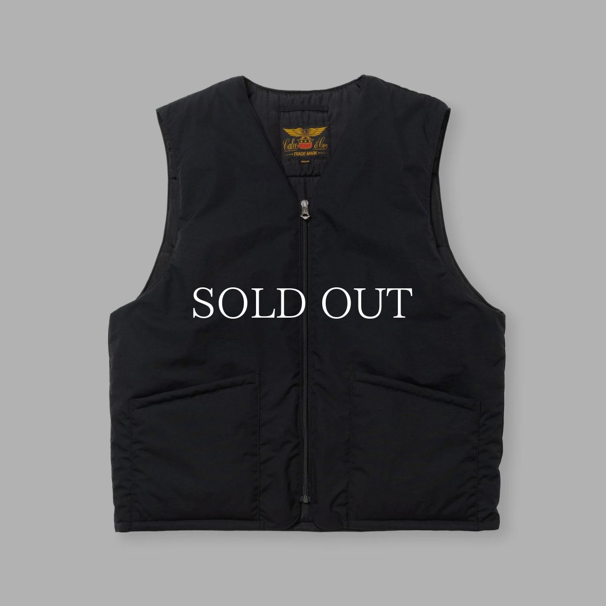 画像1: CALEE  TASLAN NYLON PADDED WAIST COAT (1)