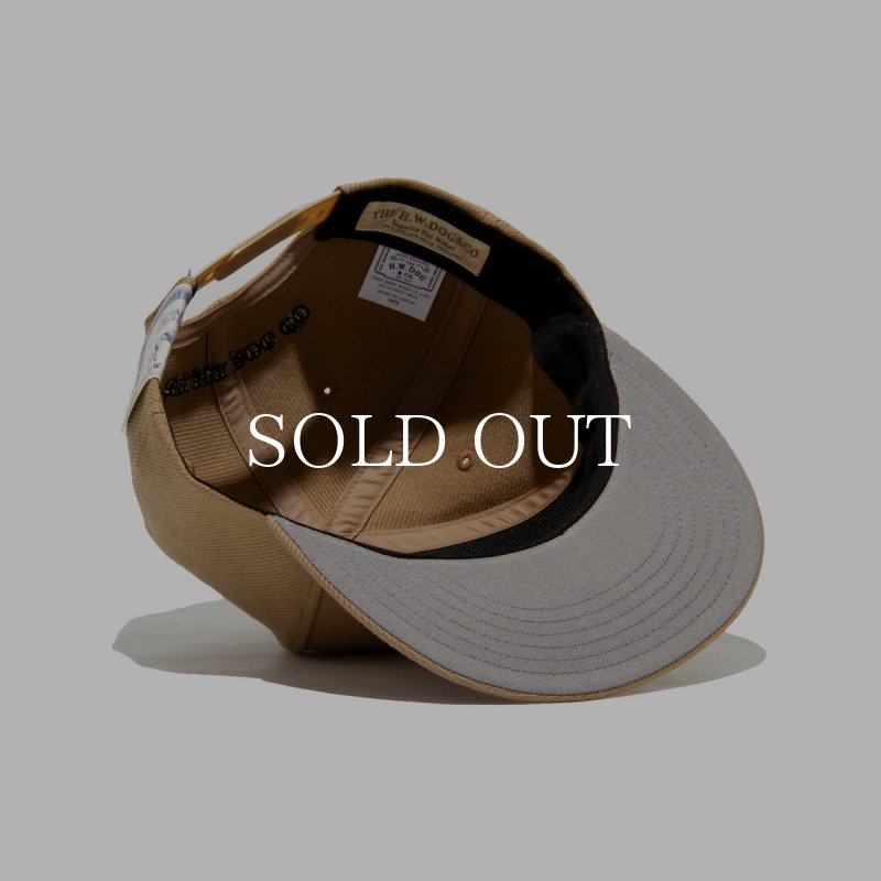 THE H.W.DOG&CO. STIFF 6 PANEL CAP D-00972 公式通販
