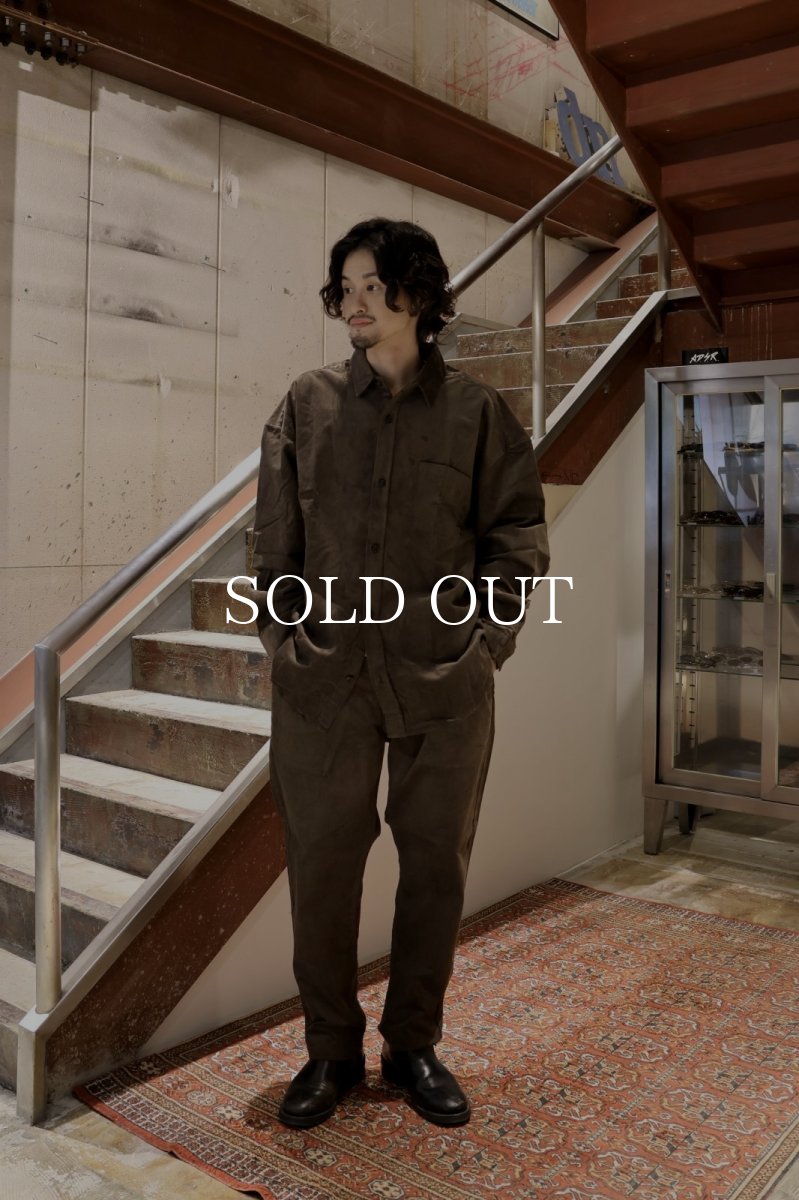 画像9: CALEE  ANTIQUE CORDUROY OVER SH (9)