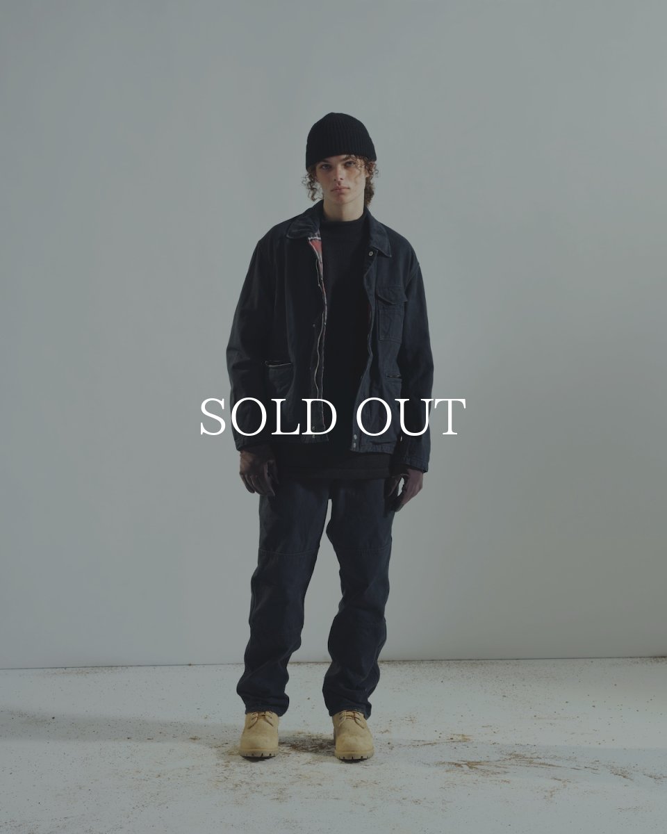 画像2: nonnative  WORKER JACKET COTTON OXFORD SULFUR DYE (2)