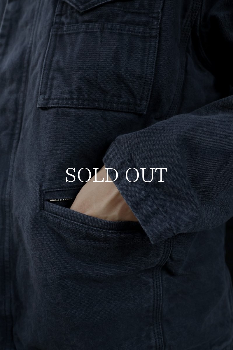 画像5: nonnative  WORKER JACKET COTTON OXFORD SULFUR DYE (5)