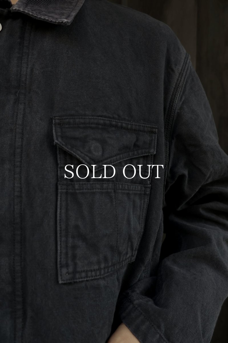 画像4: nonnative  WORKER JACKET COTTON OXFORD SULFUR DYE (4)