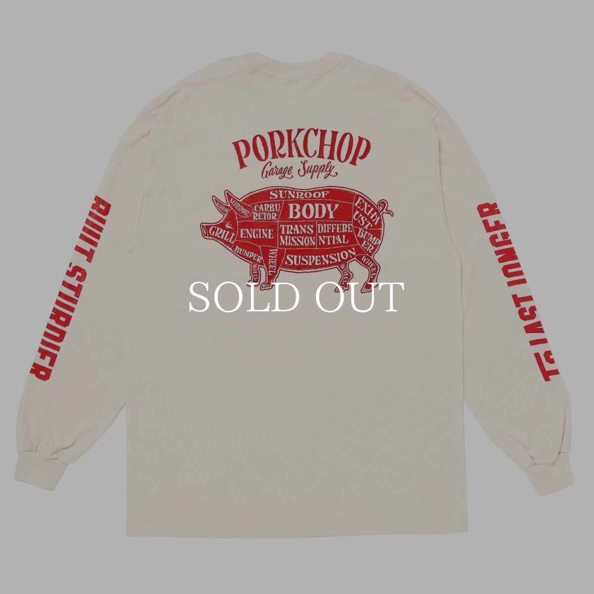 画像5: PORKCHOP GARAGE SUPPLY  PORK BACK L/S TEE (5)