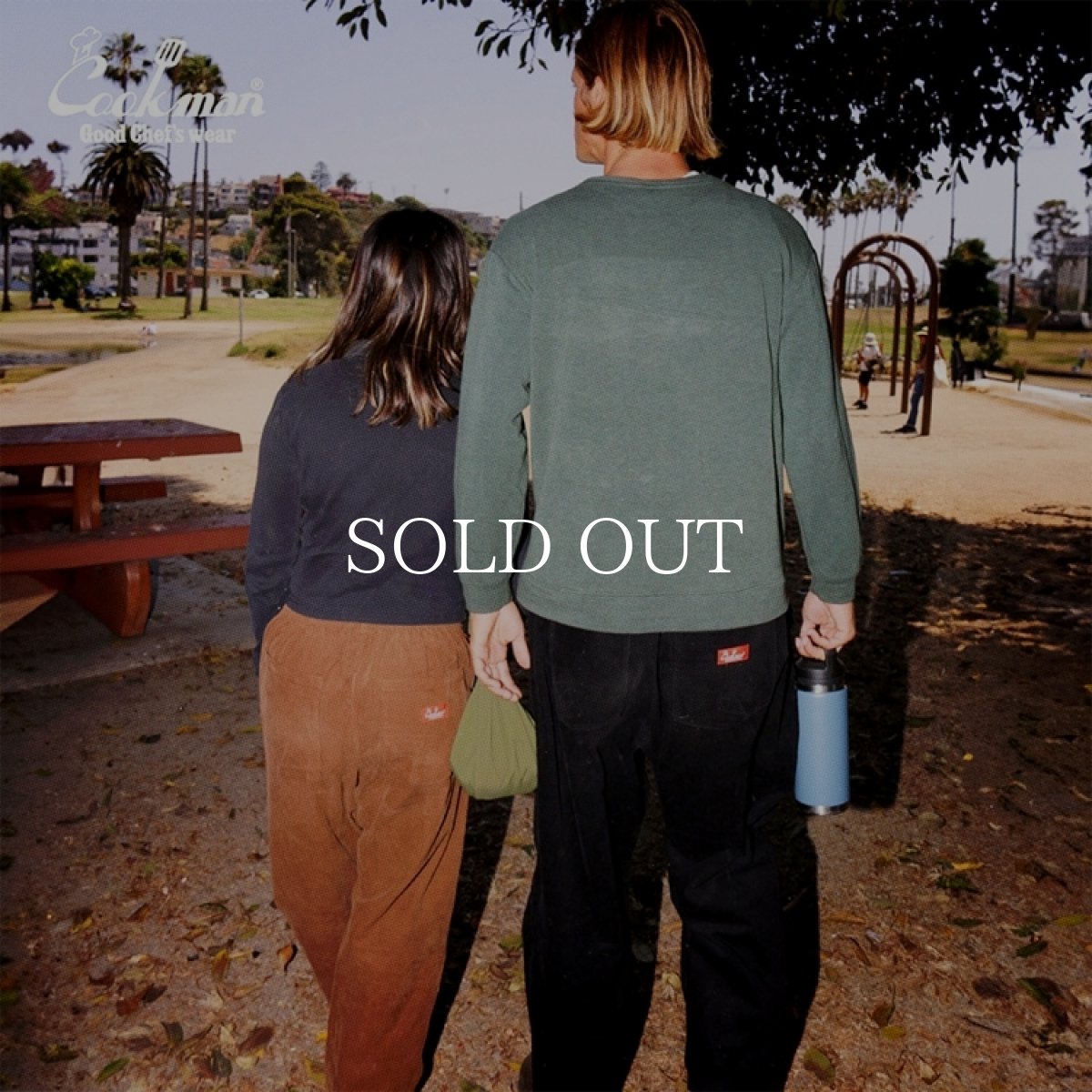 画像14: COOKMAN  Harvest Pants Cropped High Wale Corduroy Dark Brown (14)