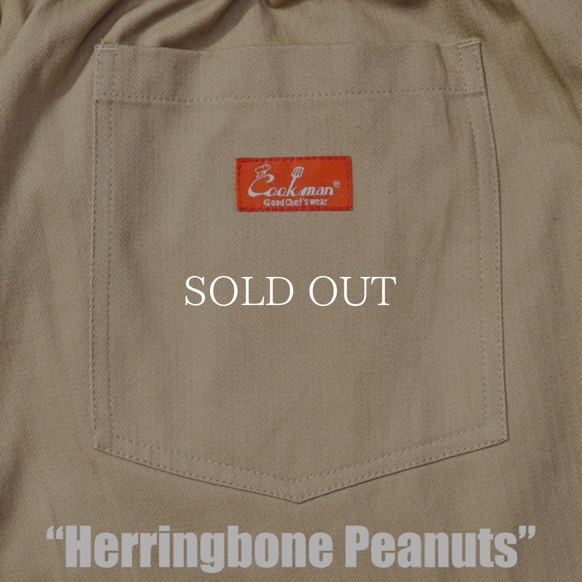 画像7: COOKMAN  Chef Pants Herringbone Peanuts (7)