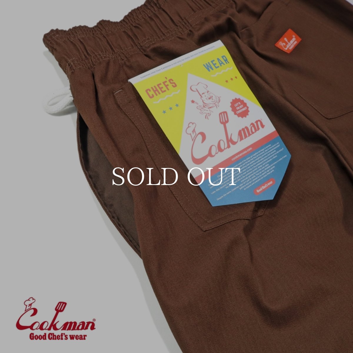 画像9: COOKMAN  Chef Pants Herringbone Chocolate (9)