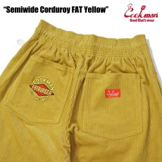 画像8: COOKMAN  Chef Pants Semiwide Corduroy FAT Yellow (8)