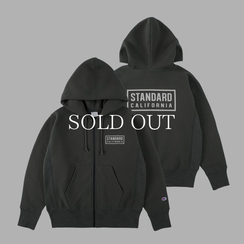 STANDARD CALIFORNIA Champion for SD Exclusive Zip Hood Sweat