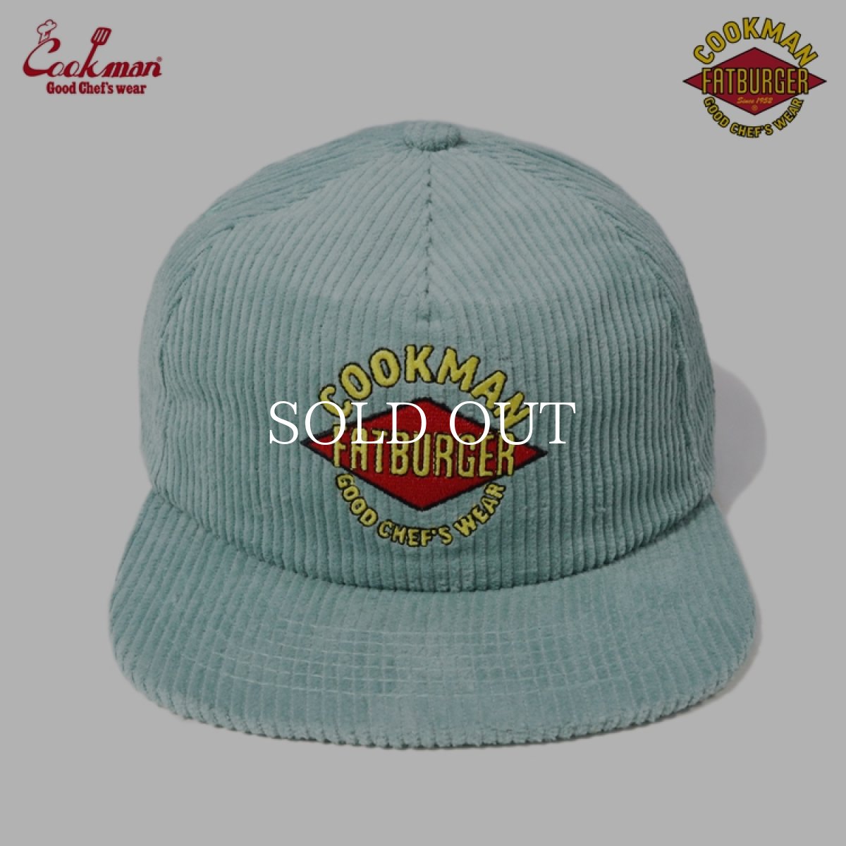 画像2: COOKMAN  Cap Corduroy FAT Blue (2)
