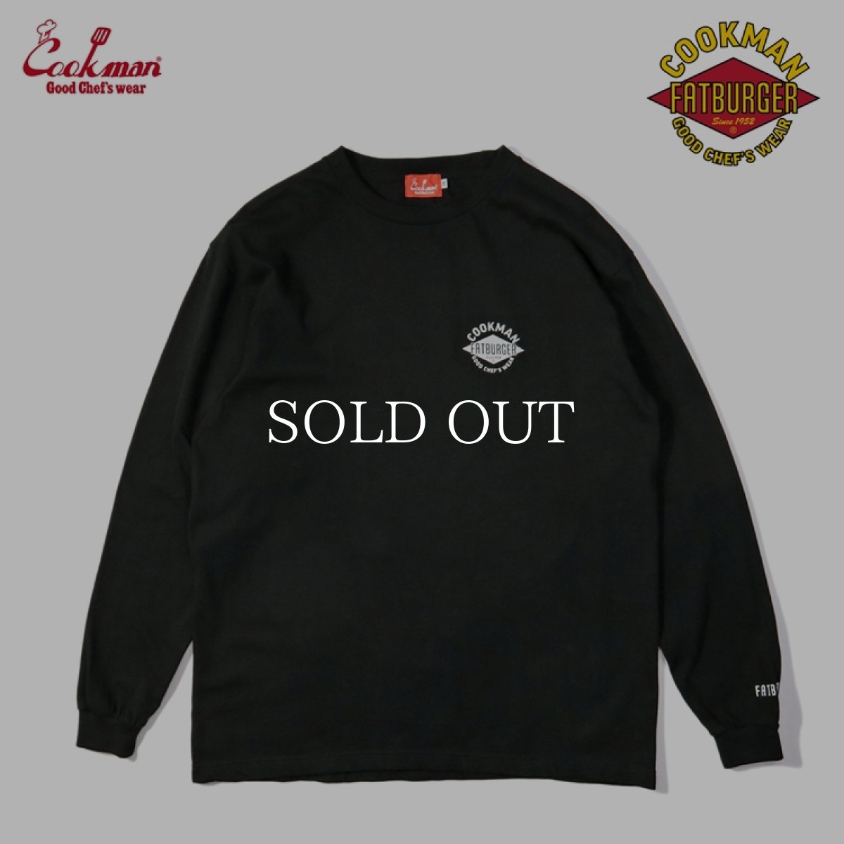 画像2: COOKMAN  ウォッシュドロングスリーブTシャツ FAT Topping Menu (2)