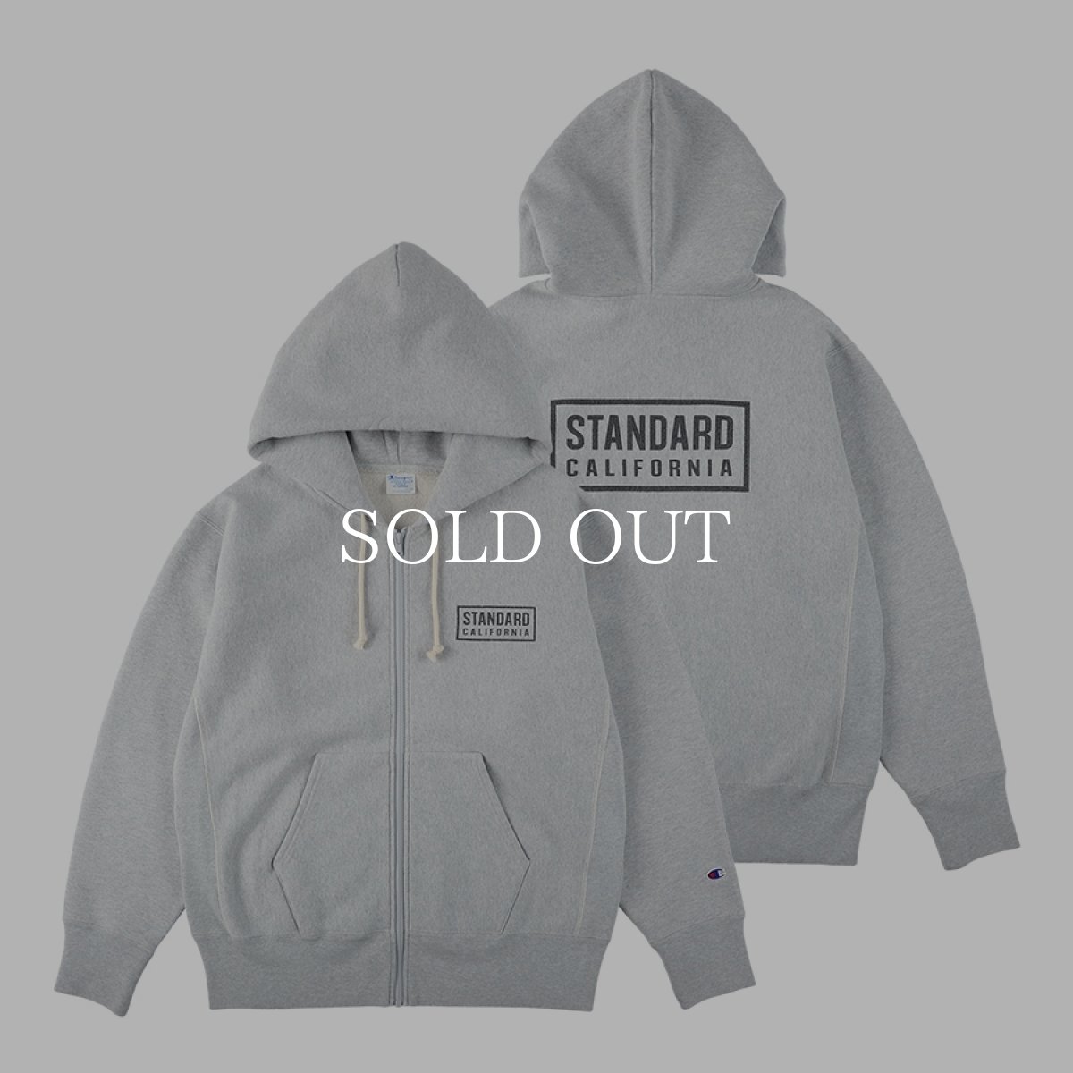 画像1: STANDARD CALIFORNIA  Champion for SD Exclusive Zip Hood Sweat (1)