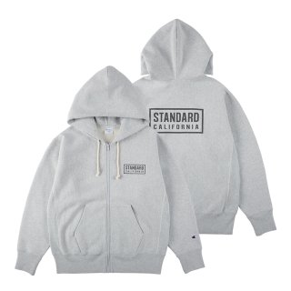 STANDARD CALIFORNIA Champion for SD Exclusive Zip Hood Sweat