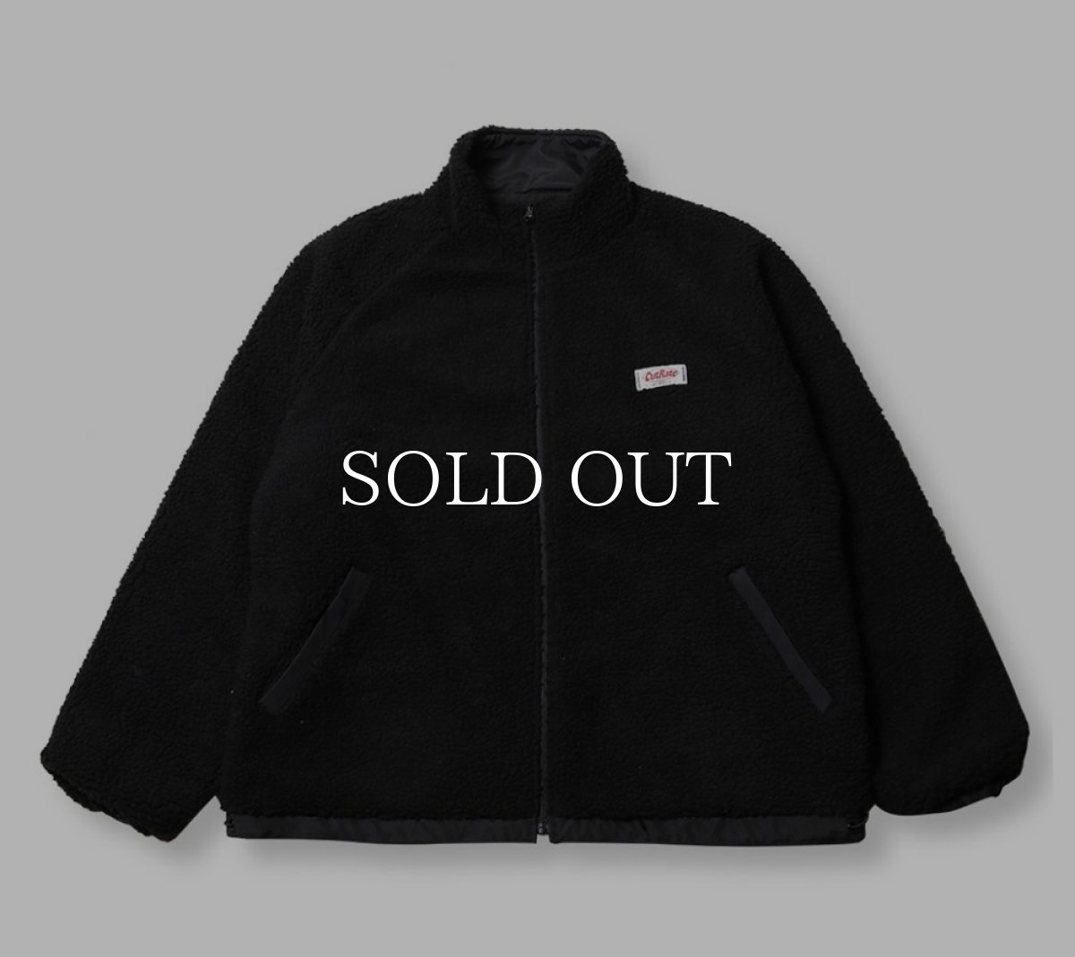 画像1: CUTRATE  CUTRATE LOGO EMBROIDERY REVERSIBLE BOA JACKET (1)