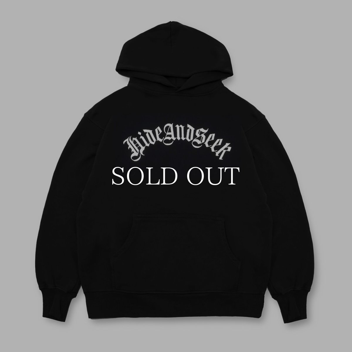 画像1: HideandSeek  Old English Hooded Sweat Shirt (1)