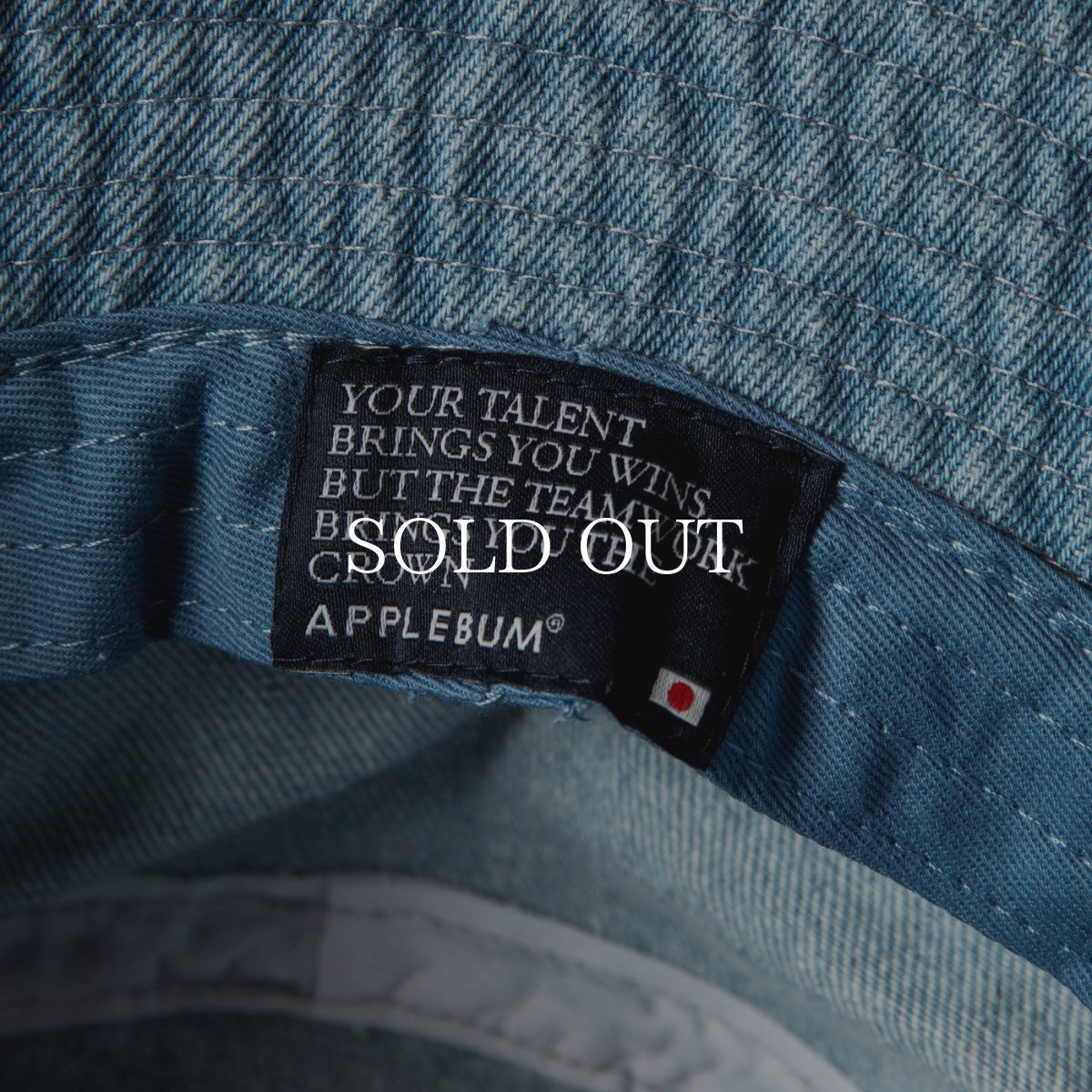 画像16: APPLEBUM  “APPLE LOGO" DENIM BUCKET HAT (16)