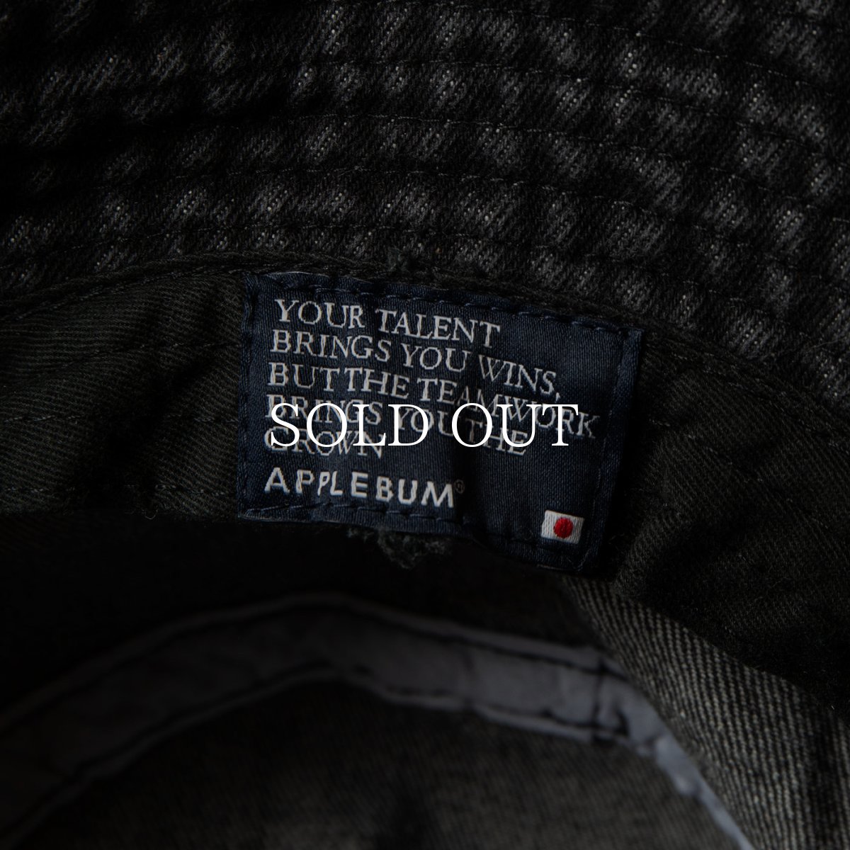 画像8: APPLEBUM  “APPLE LOGO" DENIM BUCKET HAT (8)