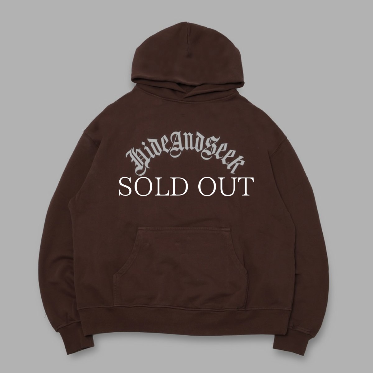 画像2: HideandSeek  Old English Hooded Sweat Shirt (2)