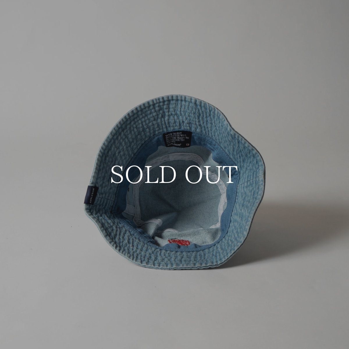 画像13: APPLEBUM  “APPLE LOGO" DENIM BUCKET HAT (13)
