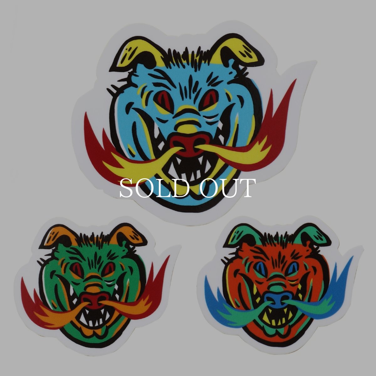 画像2: PORKCHOP GARAGE SUPPLY  MASA SCULP STICKER SET (2)