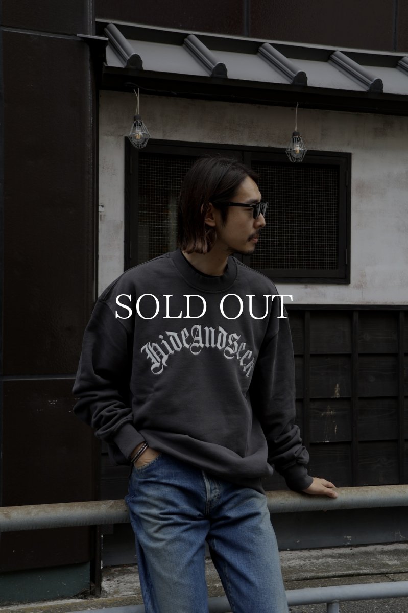 画像4: HideandSeek  Old English Sweat Shirt (4)