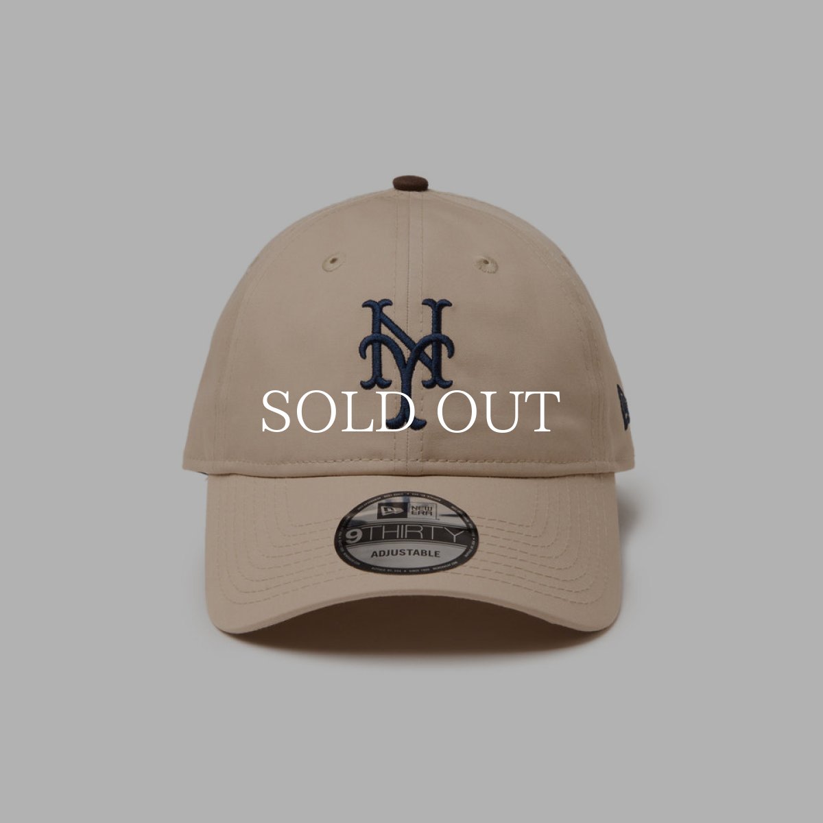 画像5: NEW ERA  9THIRTY Powered by GORO NAKATSUGAWA(min-nano)ニューヨーク・メッツ ベージュ (5)