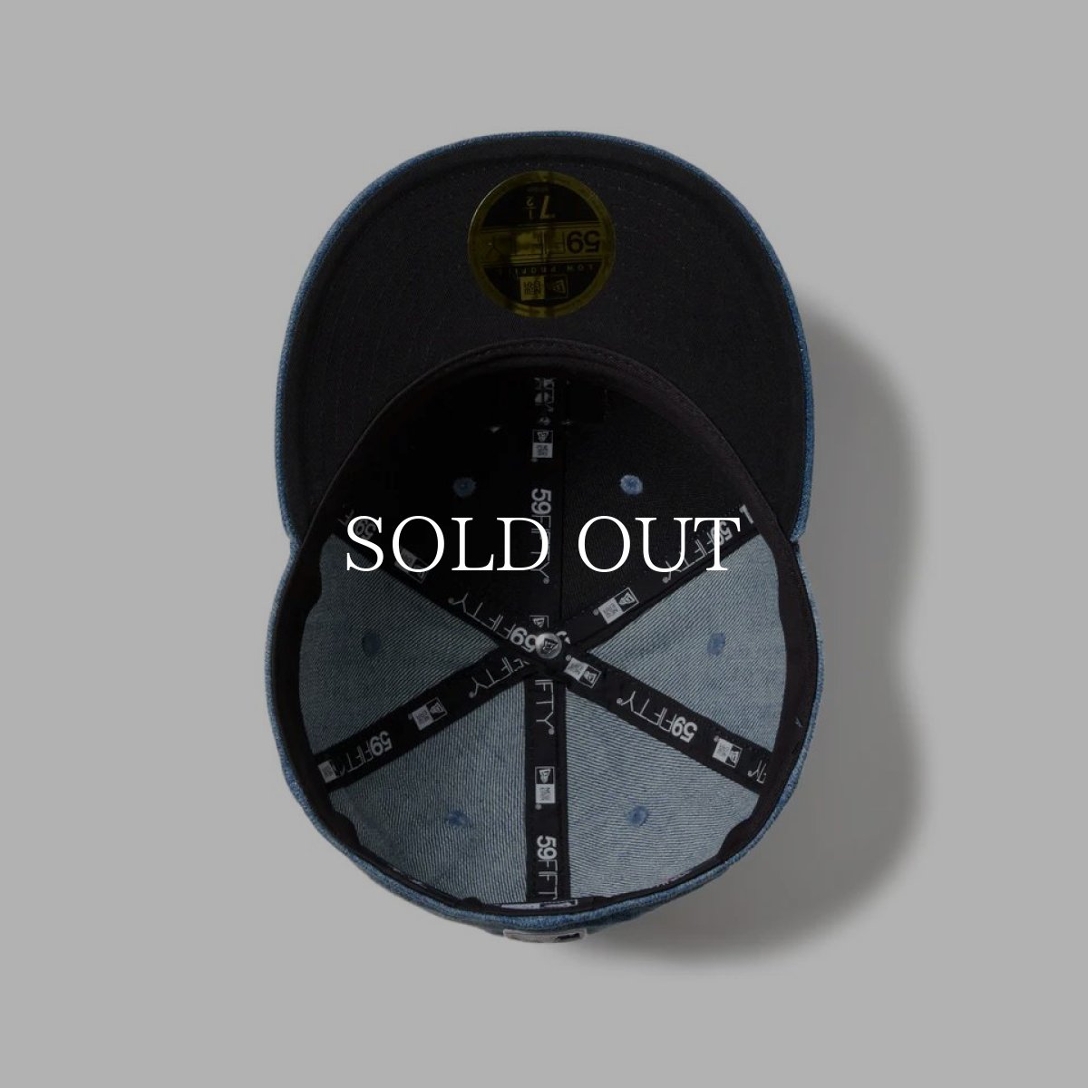 画像4: NEW ERA  LP 59FIFTY MLB Denim Wappen ニューヨーク・ヤンキース ウォッシュドデニム (4)