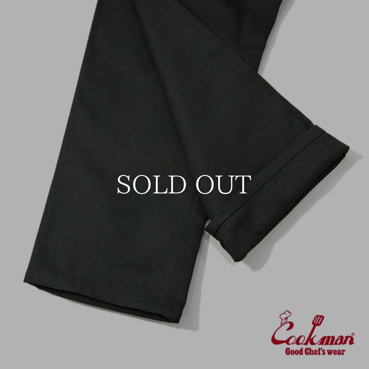 画像11: COOKMAN  Chef Pants Semiwide Duck Canvas Black (11)