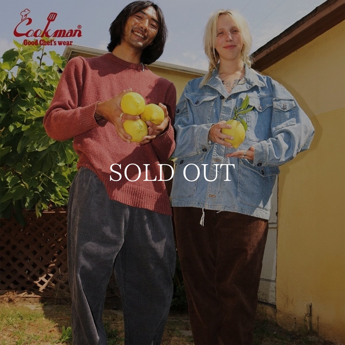 画像16: COOKMAN  Chef Pants Semiwide Corduroy Dark Brown (16)